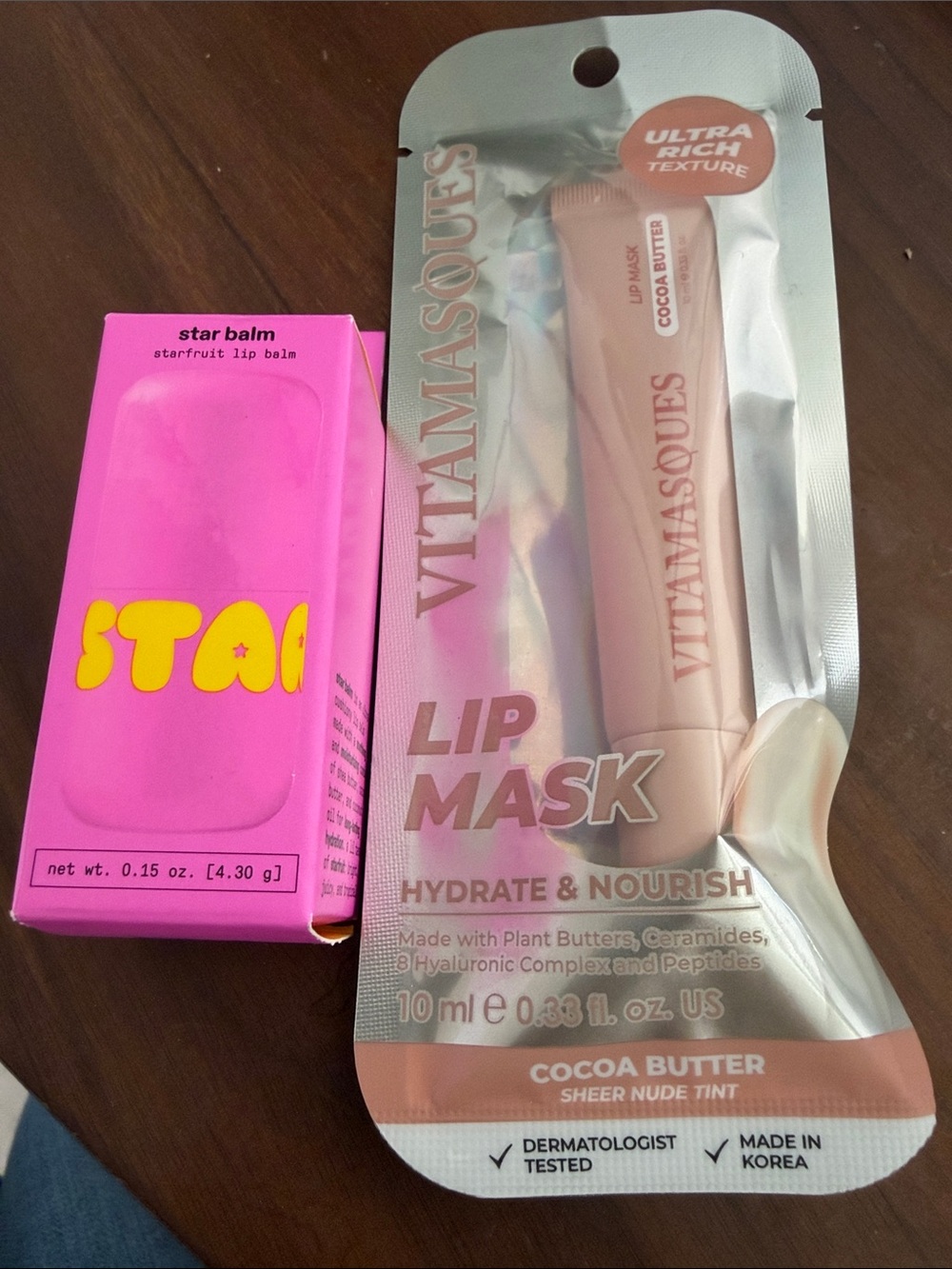 Vitamaskes Cocoa Butter Lip Mask - Hydrating Nude Tint